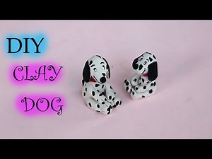 AIR DRY CLAY TUTORIAL - HOW TO MAKE A DOG | DIY CLAY DOG MINIATURE |