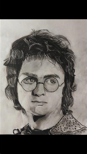 Harry Potter portrait drowing #harrypotter #art #hogwarts