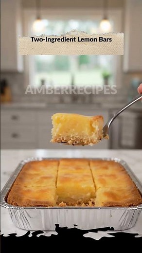 Two-Ingredient Lemon Bars