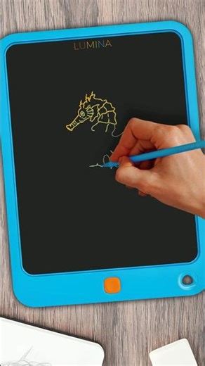 A Cute Seahorse Drawing! 🎨💖🌊 #shorts #howtodraw #kidart #easydrawing