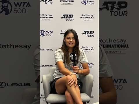 Emma Raducanu FULL press conference Rothesay Eastbourne International 25/06/2024