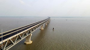 Padma Multipurpose Bridge largest mega project of Bangladesh. Padma Bridge is the longest bridge in Bangladesh.