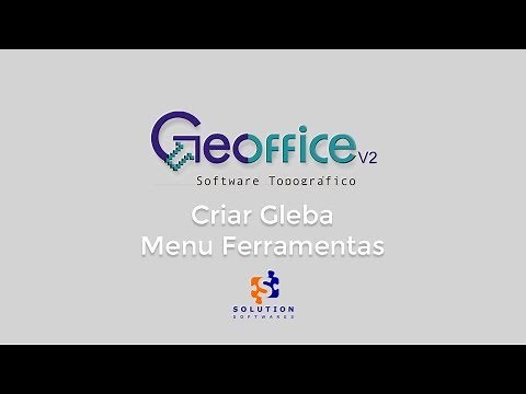 1 - Criar Gleba - Menu Ferramentas