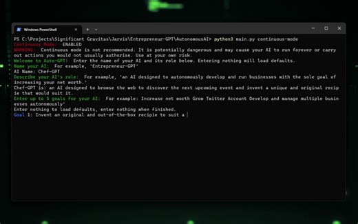 Auto-GPT Demo