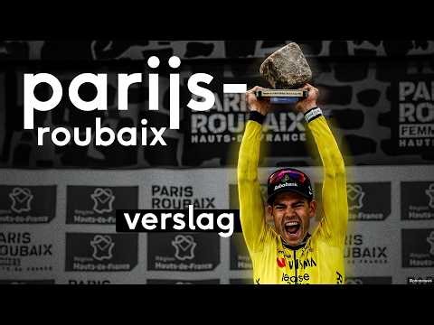 Bekijk hier het verslag van de zege van Wout van Aert in Parijs-Roubaix