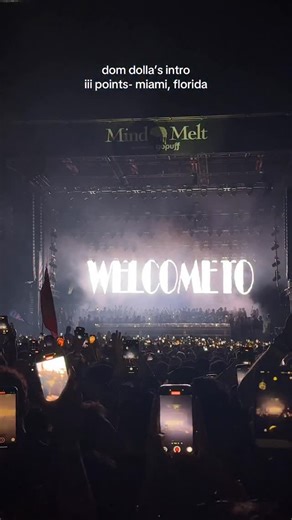 EDM Residence on Instagram: "@domdolla’s intro at iii Points was absolutely INSANE 🤯 This could have been the best set at the fest and the best way to close out 🙌🏻 📍 @iiipoints 🎥: nicoleallisonnn on TT #edm #edmresidence #dj #rave #electronicmusic #techhouse #domdolla #housemusic"