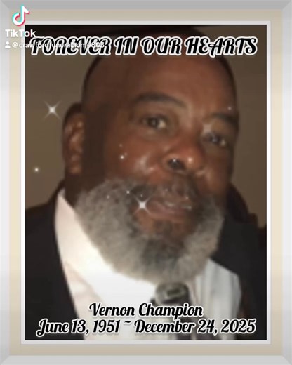 The funeral service for Vernon Champion will be held on Friday, January 2, 2026, at 1:00 pm at Bright Light Baptist Church. Visitation will take place on Thursday, January 1, 2026, from 1:00 pm to 5:00 pm at this funeral home. | Crawford Funeral Home