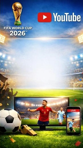 FREE FIFA World Cup 2026 on YouTube? 😱 Big Update Explained! #shorts #FIFAWorldCup2026