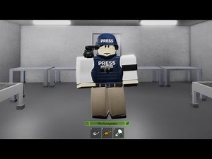 Roblox War Correspondent (War Press Reporter) (Avatar Build)