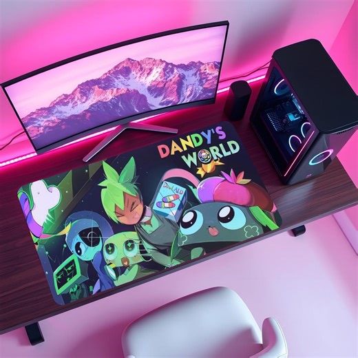 Dandy’s World Mouse Pad, Horror Cartoon Gaming Desk Mat, Stitched Edge Anime Style Mousepad, Colorful Desk Setup Accessory, Gift for Gamers - Etsy UK