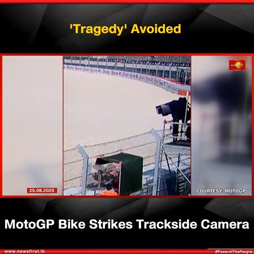 A MotoGP cameraman has escaped injury after an out-of-control bike vaulted the barrier and struck his camera at this weekend’s Hungarian Grand Prix. KTM rider Pedro Acosta lost control at the high-speed Turn 8 during qualifying at the Balaton Park circuit on Saturday. The Spaniard’s bike skated through the gravel trap, flipping multiple times before vaulting the catch fencing and striking a trackside camera. In footage released by MotoGP, the camera operator – known only as Joao – is seen taking