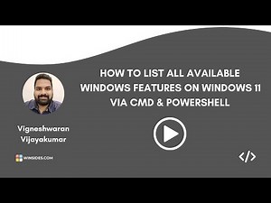 How to List All Windows Features Using CMD & PowerShell ⚡💻 | Step-by-Step Tutorial