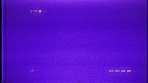 Vintage Static VHS Screen