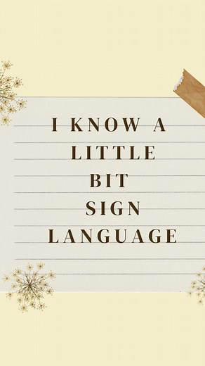 78K views · 36K reactions | Phrase of the day: “I know a little bit sign language” #phrase #asl #americansignlanguage #deafculture #deafcommunity #reachout #learnnewlanguage | Learn ASL with Deborah | Facebook