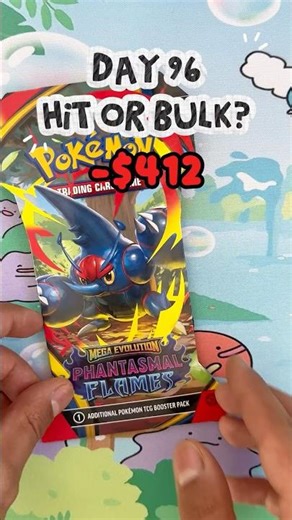 Phantasmal Flames Pokemon Pack Opening! - Day 96 - Will it be a hit or will it be bulk?