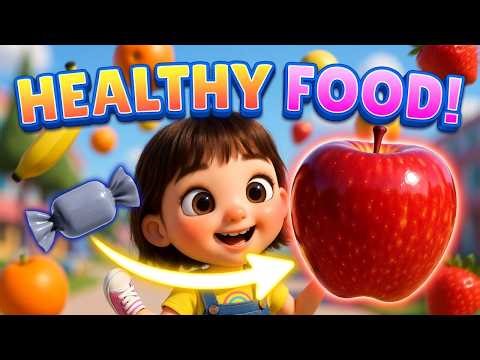 Food & Nutrition for Kids 🍎 | Healthy Eating Fun + Quiz | Learn Good Food Habits