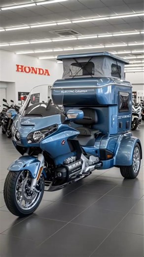 2026 Honda Gold Wing Electric Trike Camper Touring Review – Comfort & Technology!