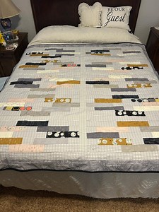 Modern Neutral Lap Quilt. - Etsy