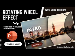 How to Create Stunning Rotating Wheel Effect in PowerPoint - Morph Transition Tutorial