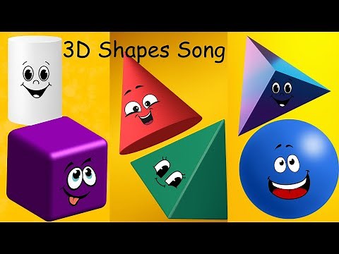 Learn 3D Shapes with Fun Songs for Kids | Cube, Sphere, and More!