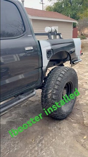 Another Tacoma solid axle swap Ibooster installed.