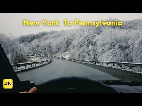 Driving from Queens NY to Pennsylvania via George Washington Bridge |Scenic Interstate Road Trip