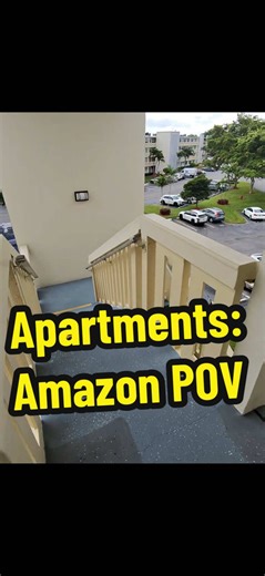 Amazon Driver's Busy Day with Apartment Deliveries