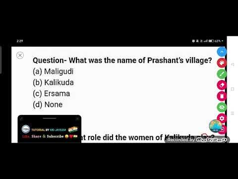 What was the name of Prashant's village?