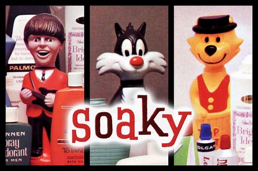 Vintage Soaky bubble bath toys: Cartoon characters & more - Click Americana