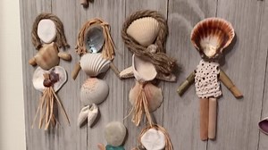 Custom Seashell Family Art: Personalized Coastal Wall Decor - Etsy