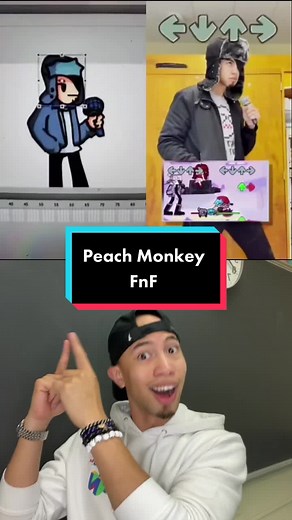 Peach Monkey Friday Night Funkin Mod Animation
