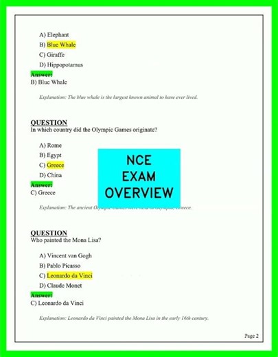 NCE Exam Overview 2026 | Complete Guide, Key Topics & Pass Strategies