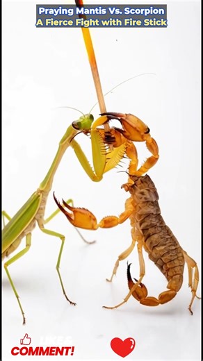 #PrayingMantis #Scorpion #NatureFight
