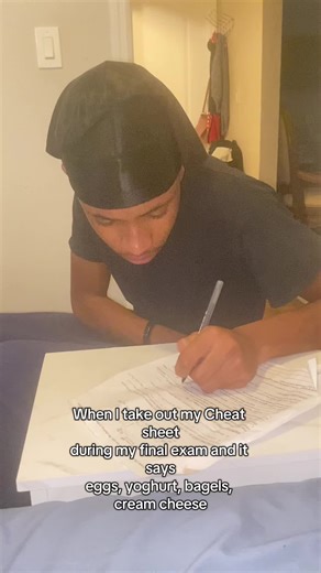 Final Exam Cheat Sheet: Unexpected Food Items