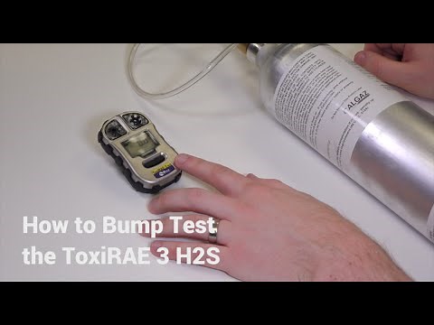 ToxiRAE 3 H2S - How to Perform a Bump Test: Expert Tips
