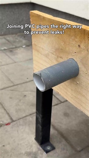 977K views · 3.4K reactions | Joining PVC pipes the right way to prevent leaks #easy #pvcpipe #joint #craft | Beamish | Facebook