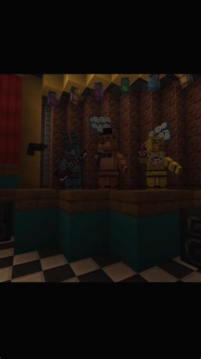 My FNAF movie pizzeria in Minecraft 🐻🍕 Do you want tutorial ? #fnaf #fnafmovie #minecraft #shorts