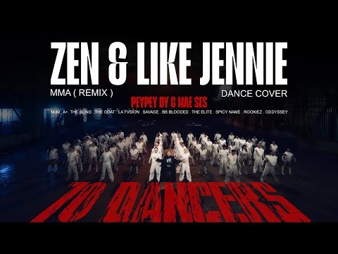 [70 DANCERS] ZEN & like JENNIE (MMA remix) Dance Cover From CAMBODIA