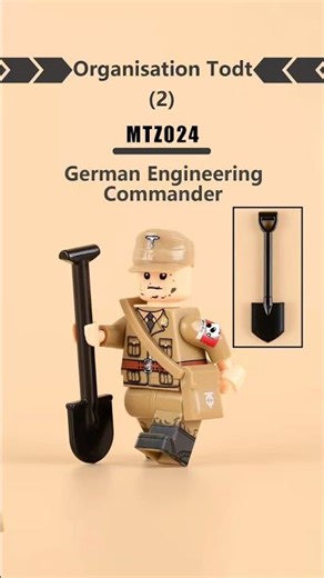 WWII German Engineering Commander minifigure.#legomoc