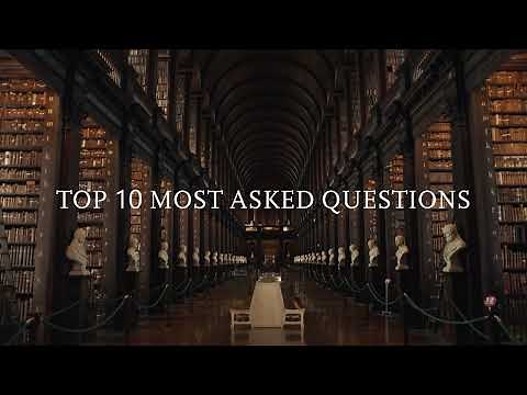 Top 10 most asked questions about the Book of Kells & Old Library