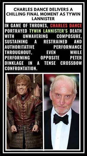 Game of Thrones — Charles Dance Delivers a Chilling Final Moment as Tywin Lannister