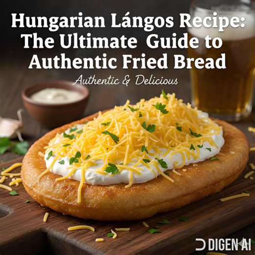Hungarian Lángos Recipe The Ultimate Guide to Authentic Fried Bread Ever dreamed of making authentic European street food at home? 🇭🇺 Now you can! We're sharing our ultimate guide to making Hungarian Lángos—the famous crispy, fluffy fried bread that's impossible to resist. Our step-by-step recipe makes it easy for anyone. The big question: What would YOU top it with? Classic sour cream and cheese, or something else? Let us know in the comments! 👇 Get the full, foolproof recipe from our Ultima