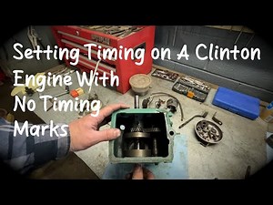 Setting Timing On A Clinton Engine With No Timing Marks