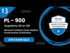 PL 900 Q&A #13 - Microsoft Power Platform Fundamentals