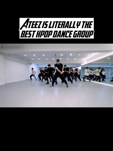 Stunning Choreography by ATEEZ in Dance Studio