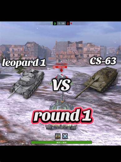 Next tank to compare it to?🤔 #wotblitz #tanksblitz #CS63 #leopard1 #worldoftanks