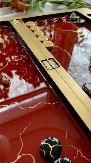 Creating a Backgammon Set with #CraftResin #epoxyresin #resincraft #resinart #epoxy #resin #diy #art