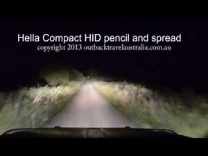 Hella Compact HID Pencil and Spread Pair Driving Lights - Allan Whiting - November 2013