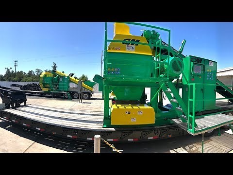 Portable Tire Shredding System | CM Shredders