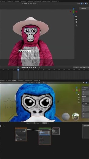 Part 2 Of Making Pfps for youtubers and fans ‪@_GorillaTagVR‬ #shorts